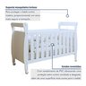 Berço Mini Cama 100% MDF com Colchão Slim - 4