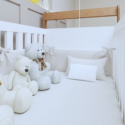Berço Mini Cama 100% MDF com Colchão Slim - 11