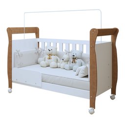 Berço Mini Cama 100% MDF com Colchão Slim - 13