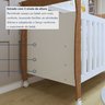Berço Mini Cama 100% MDF com Colchão Slim - 5