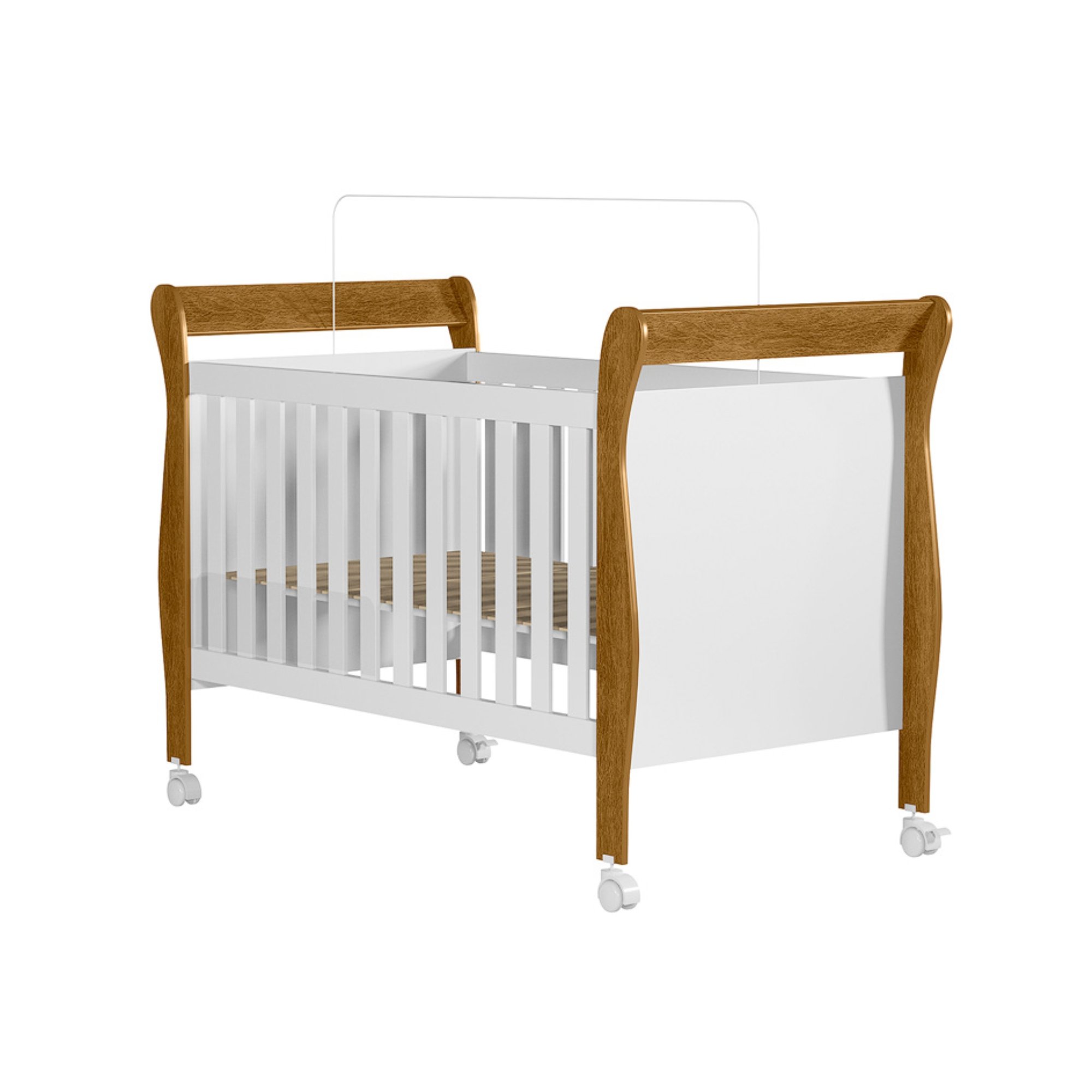 Berço Mini Cama 100% MDF com Colchão Slim - 8