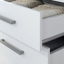 Ver imagem 2 de Comoda Infantil Isabele 5 Gav 2 Portas Branco