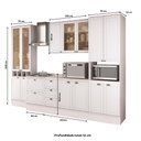 Ver imagem 5 de Armário de Cozinha Completa com Balcão Milla Line One Carraro Branco