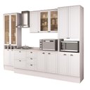 Ver imagem 2 de Armário de Cozinha Completa com Balcão Milla Line One Carraro Branco