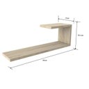 Ver imagem 3 de Kit 2 Prateleiras 60cm Madeira Maciça J Bege