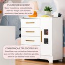 Ver imagem 7 de Quarto de Bebê Completo 100% MDF 1 Berço Minicama com Colchão Life 1 Cômoda Fly