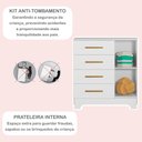 Ver imagem 4 de Quarto de Bebê Completo 100% MDF 1 Berço Minicama com Colchão Life 1 Cômoda Fly