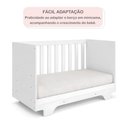 Ver imagem 7 de Quarto de Bebê Completo 100% MDF 1 Berço Mini Cama com Colchão Life 1 Cômoda Soft Life Branco