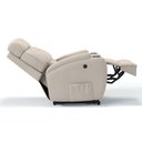 Ver imagem 5 de Poltrona do Papai Reclinável em Tecido Linho Cor Bege Reclinação Elétrica - Modelo Florença
