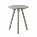 Ver imagem 1 de Mesa Lateral de Apoio em Madeira Maciça com Design Torneado Verde