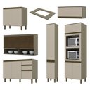 Ver imagem 3 de Cozinha Modulada Connect 7 Peças Duna/cristal - Móveis Henn