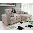 Ver imagem 4 de Sofá 3 Lugares Coliseu 2.00m Retrátil e Reclinável Super Pillow - Avelã