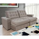 Ver imagem 5 de Sofá 3 Lugares Coliseu 2.00m Retrátil e Reclinável Super Pillow - Avelã