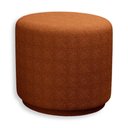 Ver imagem 1 de Puff Orgânico Beatriz Boucle Elegante Luxuoso Redondo - 7 Decor Terracota
