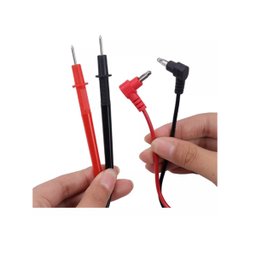 Kit 10 Pontas de Prova P Multímetro Pino Grosso 90° Precisao - 2