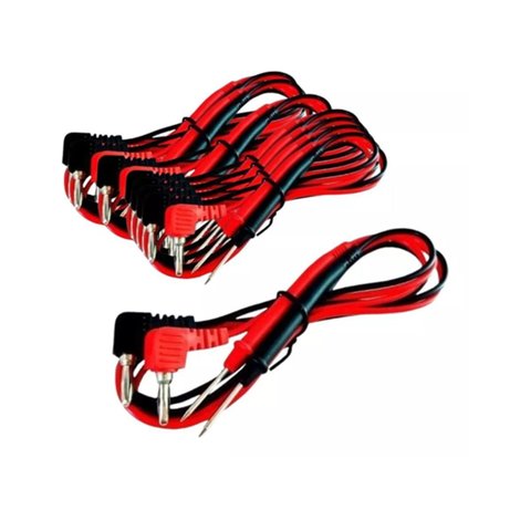 Kit 10 Pontas de Prova P Multímetro Pino Grosso 90° Precisao