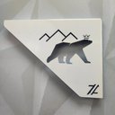 Ver imagem 5 de Par Mãos Francesas Urso Polar Branco Decorativa 20cm Ornamentada Zarg