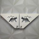 Ver imagem 7 de Par Mãos Francesas Urso Polar Branco Decorativa 20cm Ornamentada Zarg