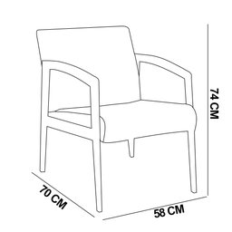 Poltrona Yasmin Suede Amarelo Base Fixa de Madeira - D'Rossi - 4 Poltrona Yasmin Suede Amarelo Base Fixa de Madeira - D'Rossi - 4