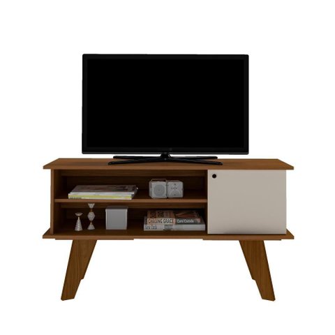 Rack para Tv até 50 Cedro/off White Frank Artely Cedro/off White
