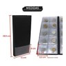 Álbum Fichário Pasta para 200 Moedas Coin Holder Portátil - 1