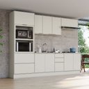 Ver imagem 3 de Cozinha Completa Fineze 10 Portas 4 Gavetas 100% MDF Areia Hp - Henn