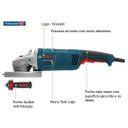 Ver imagem 6 de Esmerilhadeira 9 2800w Bosch Gws 28-230 (220v) 06018f20e0