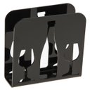 Ver imagem 3 de Kit 12 Porta Guardanapo Decorativo Taça e Garrafa de Vinho Preto Acrílico