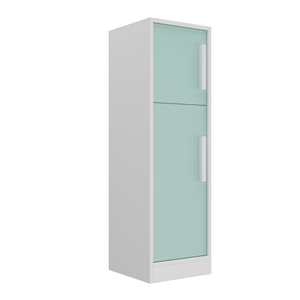 Mini Geladeira para Cozinha Infantil Mdf de Qualidade e Fabricação Própria:menta