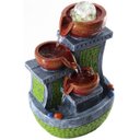 Ver imagem 3 de Fonte De Água Decorativa Resina Cascata 3 Quedas 5268 Bivolt