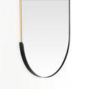 Ver imagem 5 de Espelho Oval Luz 2,5 Cm X 84 Cm X 45 Cm Preto