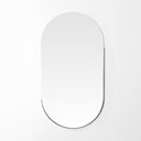 Ver imagem 1 de Espelho Oval Luz 2,5 Cm X 84 Cm X 45 Cm Preto