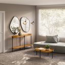 Ver imagem 6 de Kit Aparador para Sala e Mesa de Centro com Tampo Arredondado Mônica Nature