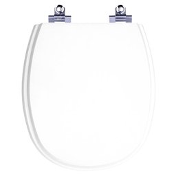 Tampa de Vaso Sanitario com Amortecedor Aspen Branco para Bacia Deca - 1 Tampa de Vaso Sanitario com Amortecedor Aspen Branco para Bacia Deca - 1