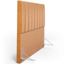 Ver imagem 6 de Cabeceira Cama Box Casal 140 cm Dália W01 Couríssimo Whisky - Lyam Decor