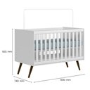 Ver imagem 3 de Jogo de Quarto Infantil Q Encanto Retrô Branco Qmovi