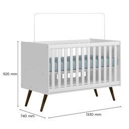 Jogo de Quarto Infantil Q Encanto Retrô Branco Qmovi - 3