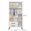 Ver imagem 2 de Jogo de Quarto Infantil Q Encanto Retrô Branco Qmovi