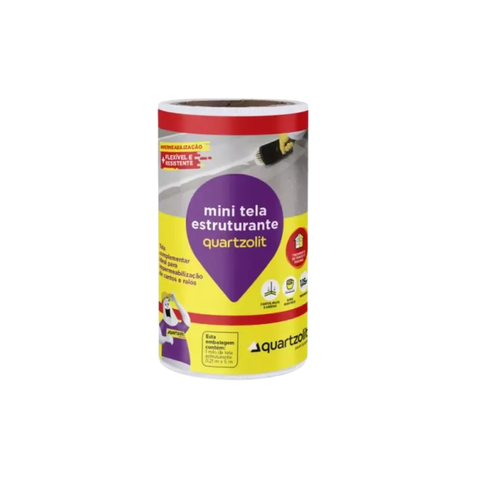 Mini Tela Estruturante Impermeabilizante 21cmx05m Quartzolit
