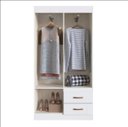 Ver imagem 3 de Guarda Roupa Cordova 4 Portas 2 Gavetas Doripel