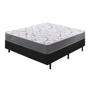 Cama Box com Colchão Casal Ecoflex Molas Ensacadas Adapto - 138x188