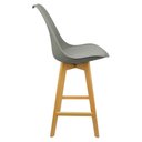 Ver imagem 3 de Kit 2 Banquetas Monty Leda Luisa Saarinen Alta Base Fixa