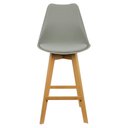 Ver imagem 4 de Kit 2 Banquetas Monty Leda Luisa Saarinen Alta Base Fixa