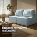 Ver imagem 6 de Sofá Cama 3 Lugares na Caixa 180 cm Versa Bouclê B05 - D'Rossi
