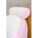 Ver imagem 4 de Almofada de Descanso e Apoio de Lombar Travesseiro Multiuso Ergonômica para Leitura com Rolinho Dest