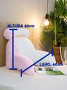 Ver imagem 3 de Almofada de Descanso e Apoio de Lombar Travesseiro Multiuso Ergonômica para Leitura com Rolinho Dest