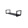 Nicho Simples 80x20 Metalon Preto/ Cinza Escuro Design Industrial 01 - 1