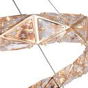 Ver imagem 2 de Lustre Pendente Nordecor Kazy 2881 Ouro Brilho Led Bivolt