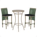Ver imagem 1 de Mesa Bistro e 2 Banquetas Roma Fendi Corda Náutica 12 Trama Original
