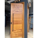 Ver imagem 2 de Porta Pivotante de Madeira Maciça 3,00mts Altura com Guarnição e Batente